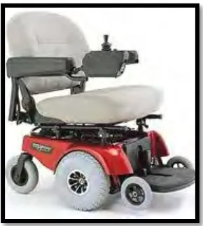 Figure 2.3: Electric Power Wheelchair 