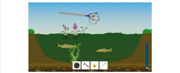 FIGURE 12 | The Birds of Prey game—binocular view (Santos et al., 2020).