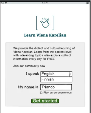 Figure 6. Landing Page Wireframe 