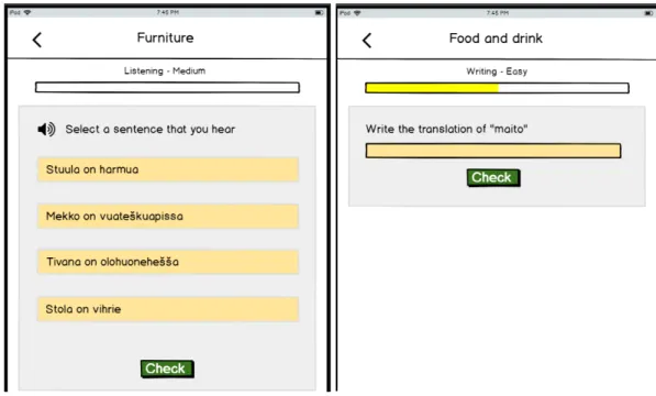 Figure 9. Listening - Medium and Writing - Easy 