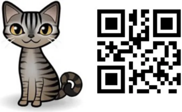 Figure 3.   Screen from Animal World application  showing the incorrect answer (the selected QR  code doesn’t correspond to the displayed animal) 