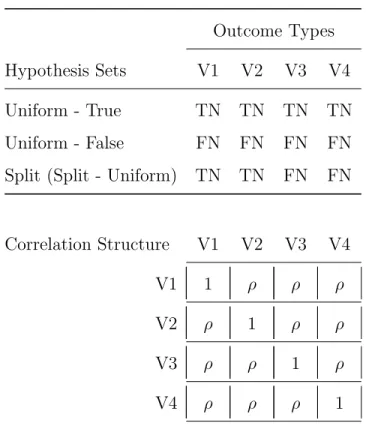 Table 2.3: CS Simulation Series Parameters