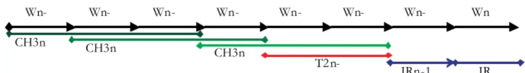 Figure 1. Time frame period of IR prediction, climate variables and IR as predictors