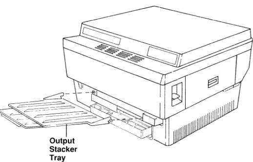 Figure 8: Installing the Print Tray 