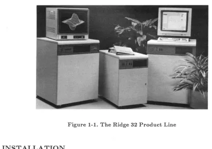 Figure 1-1. The Ridge 32 Product Line 