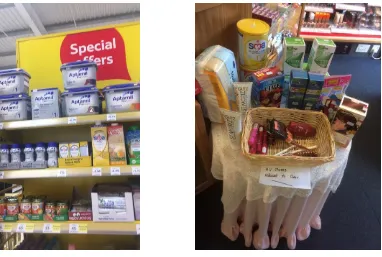 Figure 2: Evidence of Code breaking through promotion of first stage substitute milk at POS in images posted by a UK-based Facebook group members 