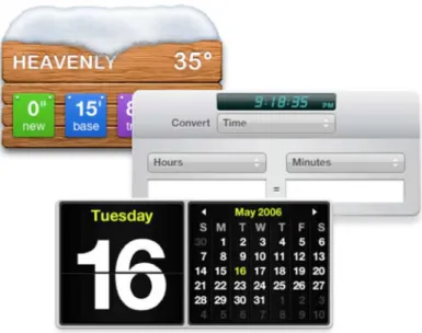 Figure 1. Typical Widgets 