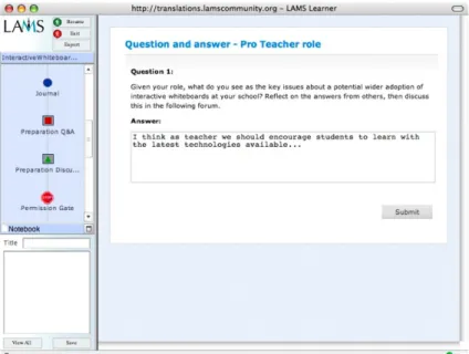 Figure 7: Tool Learner's page 