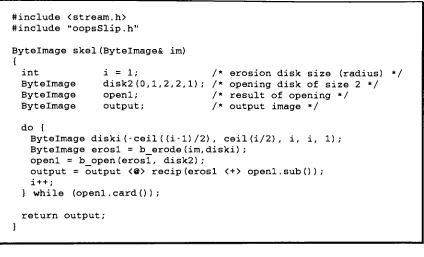 Figure 5-8oopsSlip implementation of skel