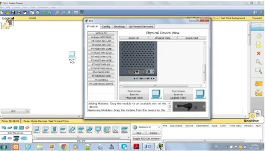 Fig. 8.  Wireless Configuration of PC - PT 