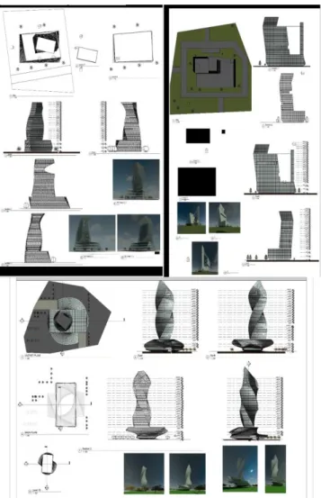 Figure  2:  Three  of  the  total  75  5 th   semester  students’  final  exams’ presentations 