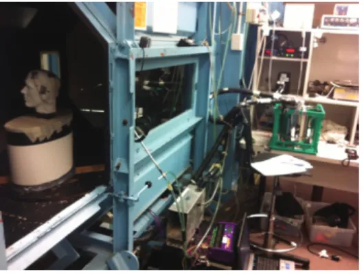 Fig. 4. Right and left side thermocouple configurations on the 