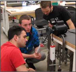 Figure 17: Investigating belt tension in Experiment 5. 