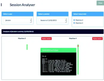 Figure 5. The social comparison tool 