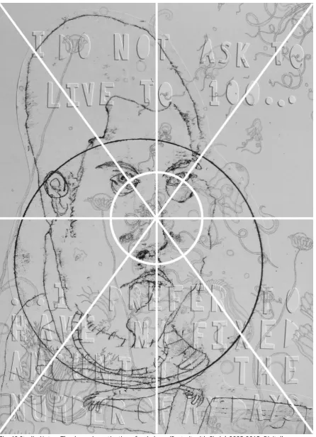 Fig. 49 Studio Notes: The dynamic motivation of a circle on ‘Portrait with Circle’. 2005-2015