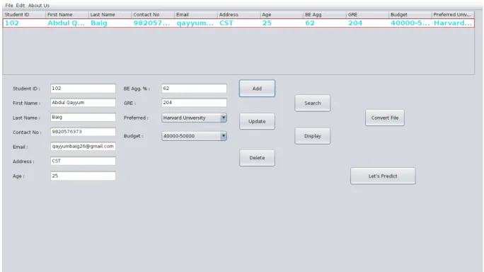 Figure 4.3: Component Diagram of University Classification Prediction System