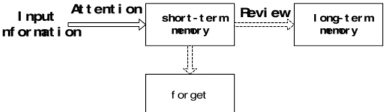 Fig. 2.  Memory and forgetting 