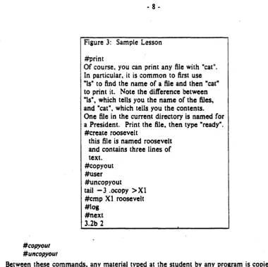 Figure 3: Sample Lesson 