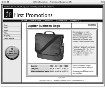 Figure 1-8As before, the entire page is contained inside a table that controls the width of the page and draws a bor-