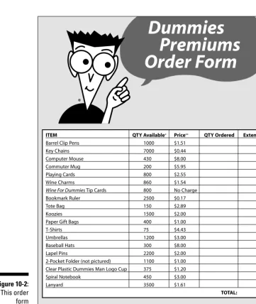 Figure 10-2:This order