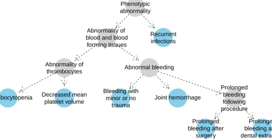 Fig. 1.4 Example HPO coding of the disease phenotype of an individual with Wiskott-Aldrich syndrome
