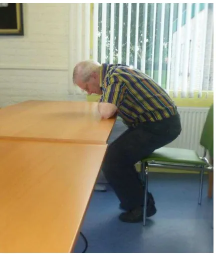 table and feel that the possibility to stretch the leg 