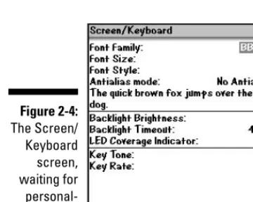 Figure 2-4:The Screen/