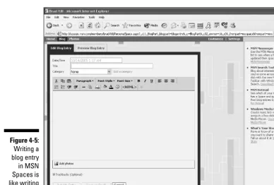 Figure 4-5:Writing a