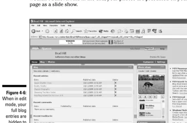 Figure 4-6:When in edit