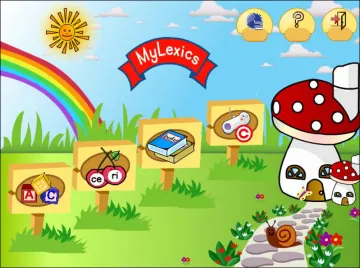 Figure 1: MyLexics Main Menu 
