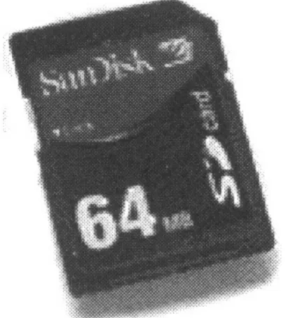 Figure 2.4: Memory cards.As a note, be sure that old databases of information match up with the application