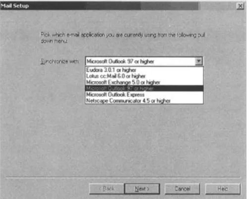 Figure 5.11: Palm InstallShield Wizard−Create User Account.