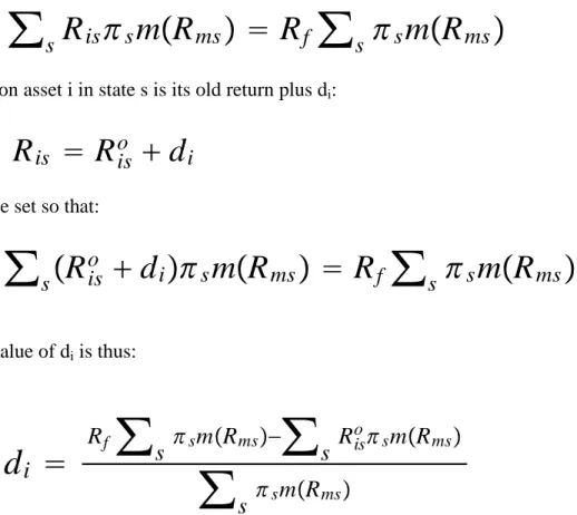 Table 19 shows the resulting d i values.