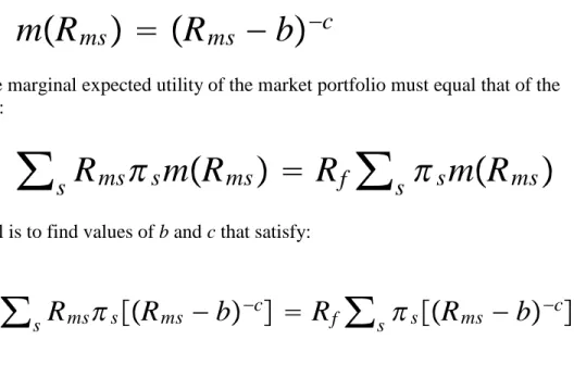 Table 20 shows the resulting returns table. Not surprisingly, it is the same as the ones shown in Tables 16 and 1.Thus this general approach gives the same results as the