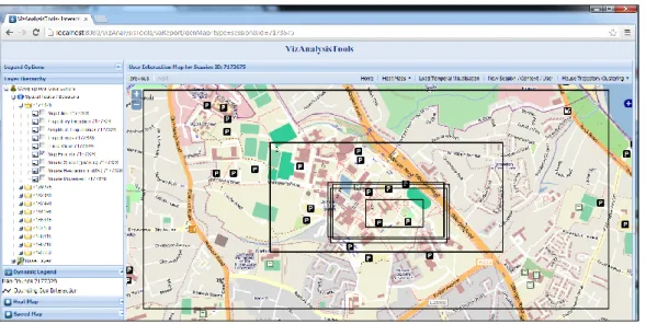 Figure 2. The bounding boxes created by a typical user.