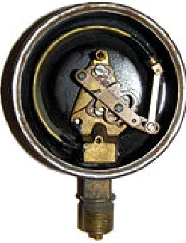 Figure 2.3 Bourdon meter (with back cover removed) 