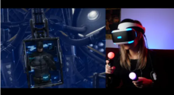 Figure 3.3: Batman: Arkham VR example of gameplay