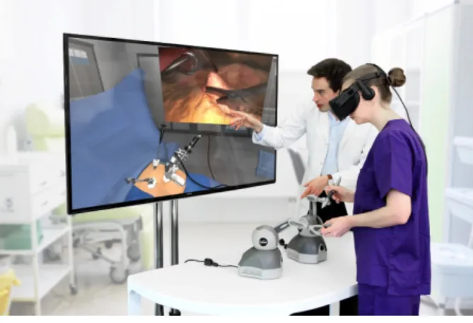 Figure 3.4: Example of possible scenario in medical training