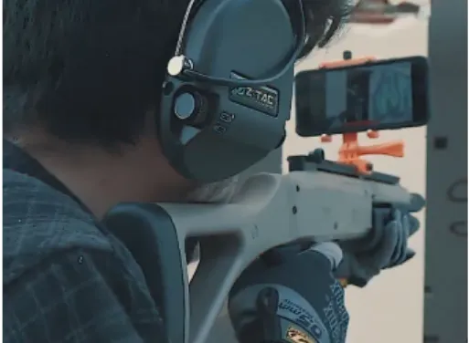 Figure 3.12: Frame obtained from promotional video of Shooter AR