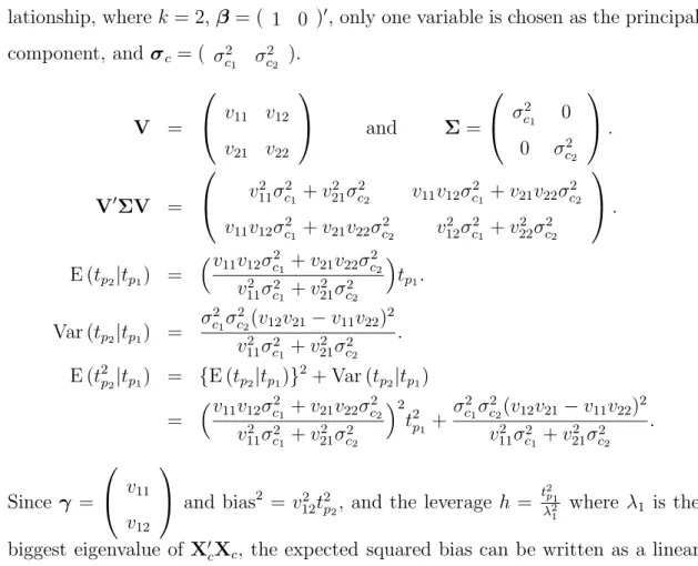 Figure 3.7(b) is less noisy than that of Figure 3.7(a), because the linear function is the simplest relationship between expected squared bias and leverage.