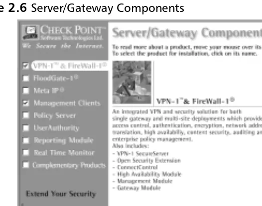 Figure 2.6 Server/Gateway Components