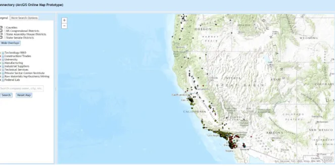 Figure 8  ArcGIS Online map prototype 