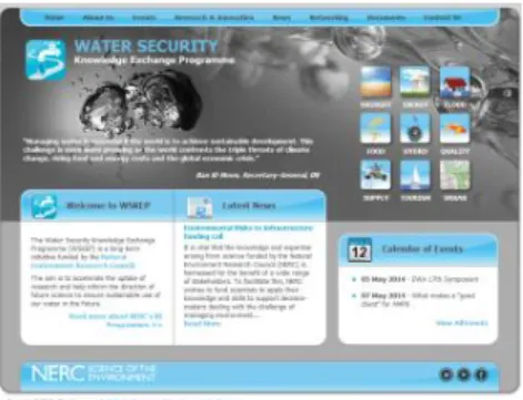 Figure 3 The WSKEP website 