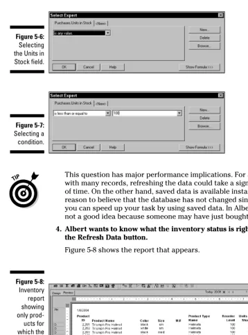Figure 5-8 shows the report that appears.