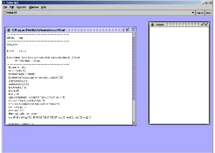 Figure 9: Screenshot of the Yxilon graphical user interface