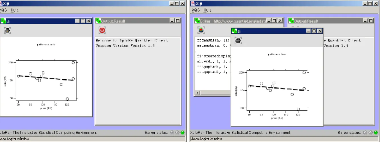 Figure 5: Applied Multivariate Statistics: execute and edit versions of an example