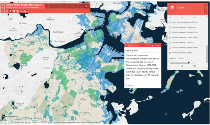 Figure 1: Climate Ready Boston Map Example 