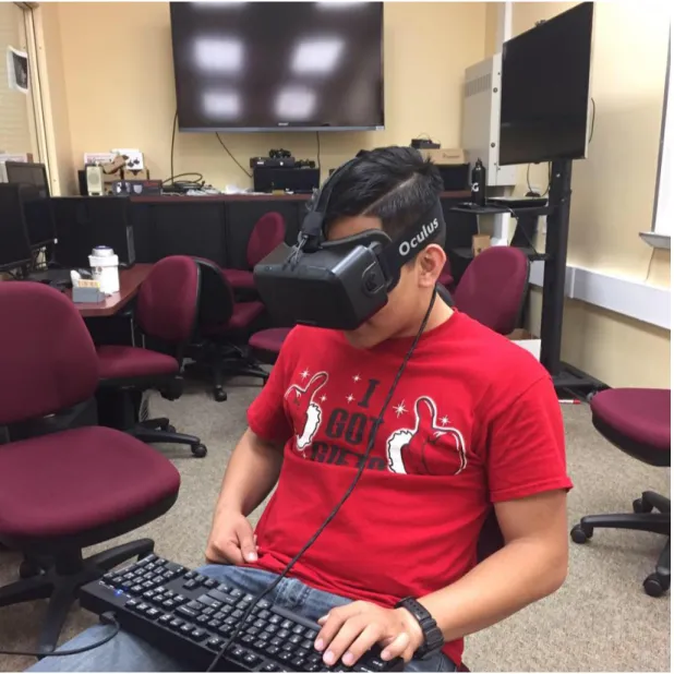 Figure 4.3: A user interacting with our application.
