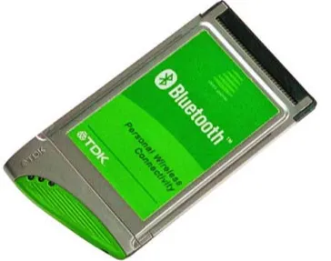 Figure 5.3: TDK’s Bluetooth PC card is fully compatible with version 1.1b of the Bluetooth  Specification
