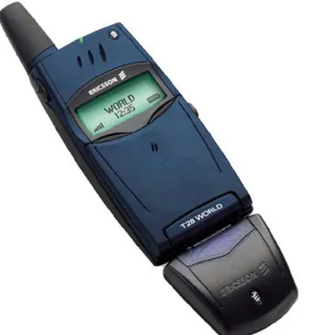 Figure 5.9: Ericsson’s Bluetooth Phone Adapter attaches to the bottom of any cellular phone